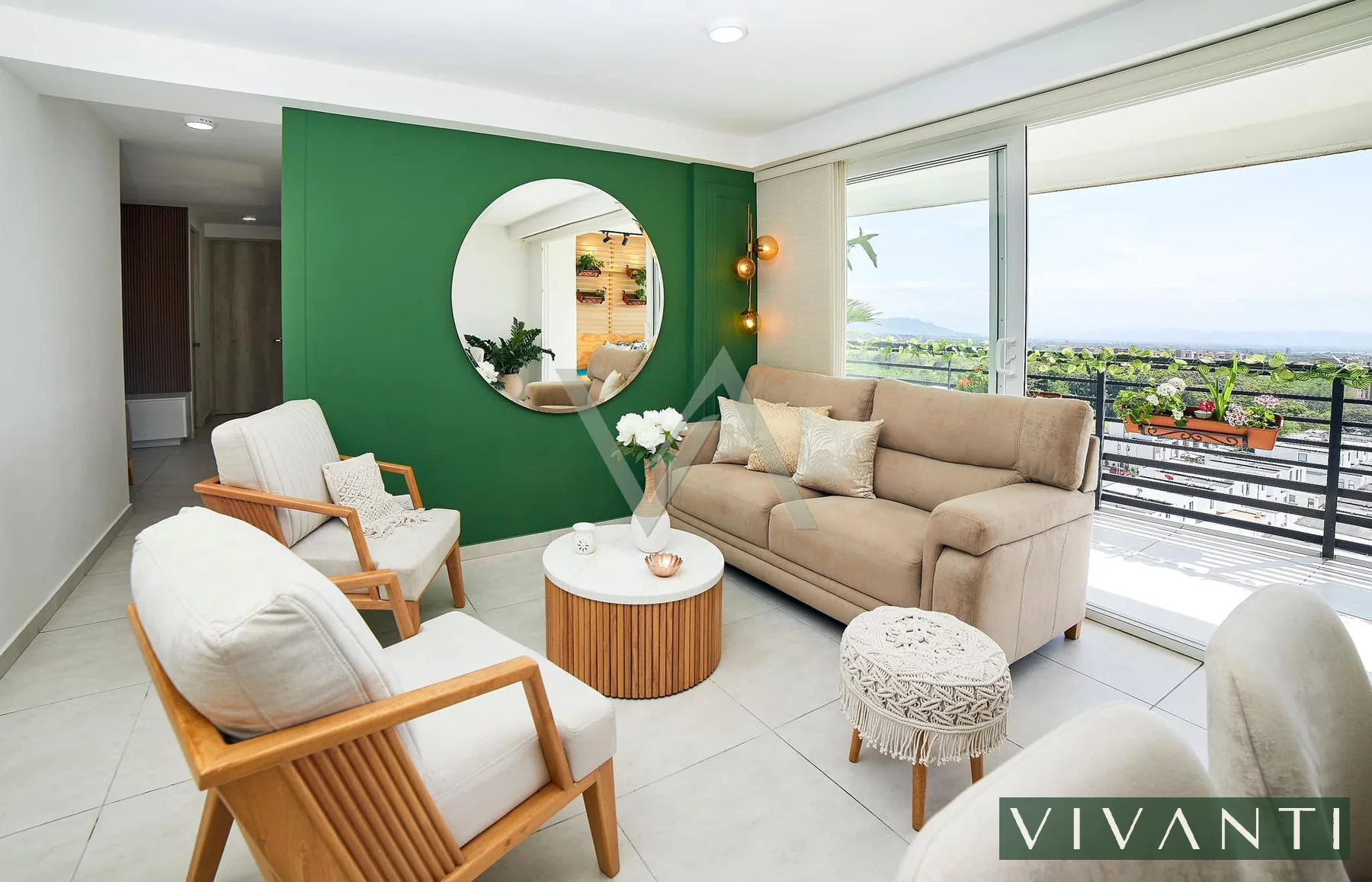 Ambiente de mobiliario Vivanti